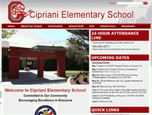 Tablet Screenshot of cipriani.brssd.org